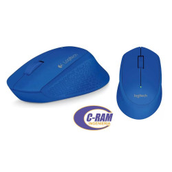 Mouse Inalámbrico M280 2 4Ghz Azul Logitech