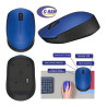Mouse Logitech Inalámbrico M170 2 4Ghz Azul 