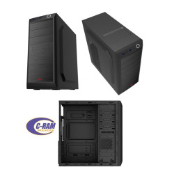 Gabinete ATX CL-5930  2USB 3 0 Fuente Poder 650W