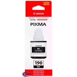 Botella Tinta GI-190 Negra 135Ml Original CANON