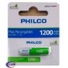 Pilas AAA Recargables 1 2V 1200mAh Philco
