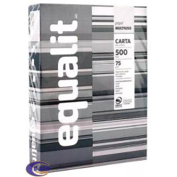 Resma Papel Carta 500 Hojas 75 g/m2 Equalit 