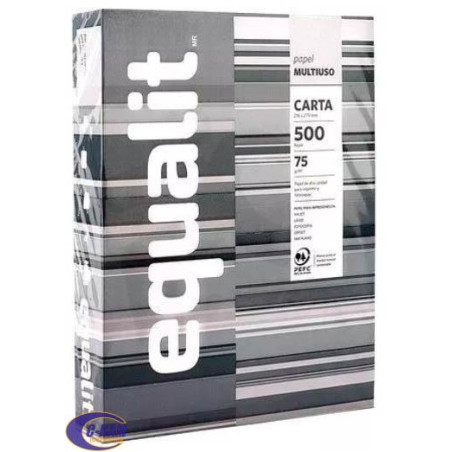 Resma Papel Carta 500 Hojas 75 g/m2 Equalit 