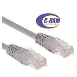 Cable Red  Patch Cord Cat5E  2Mts Gris Ultra