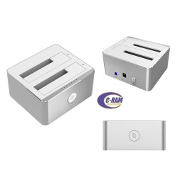 Estación de 2 Acoplamiento USB 3 0 a Sata III 6TB