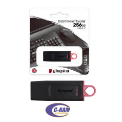 Pendrive 256GB USB 3 2 Exodia Negro/Rosa Kingston 