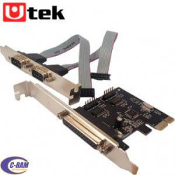 Tarjeta PCI-Ex a Paralelo/Serial   Low Prof UTEK 