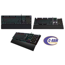 Teclado Gamer Metalico Alambrico PGB Apoya Muñecas