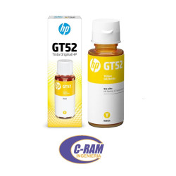 Botella Tintas Gt52 Original HP Amarillo 70Ml