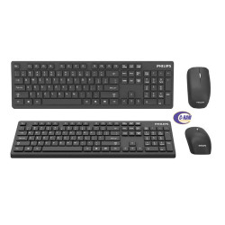 Kit Teclado/Mouse Inalámbrico C602 Negro Philips 