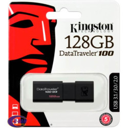 Pendrive 128GB DT100/G3 NEGRO Kingston 