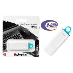 Pendrive 64GB USB 3 2 DataTraveler Exodia Blanco