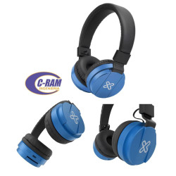 Audífonos Bluetooth FURY PRO Azul Klip Extreme 