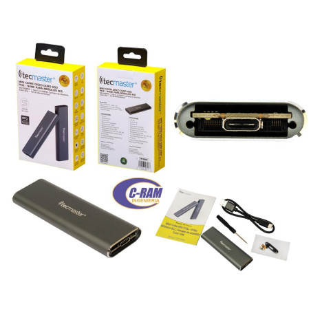 Cofre Para Disco Duro USB 3 0 a SSD Pcie Mvme