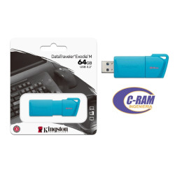 Pendrive 64GB USB 3 2 DataTraveler Exodia M Azul