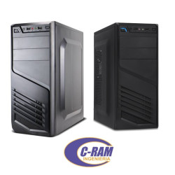 Gabinete Xtech XTQ-200 Micro ATX Negro con Fuente 