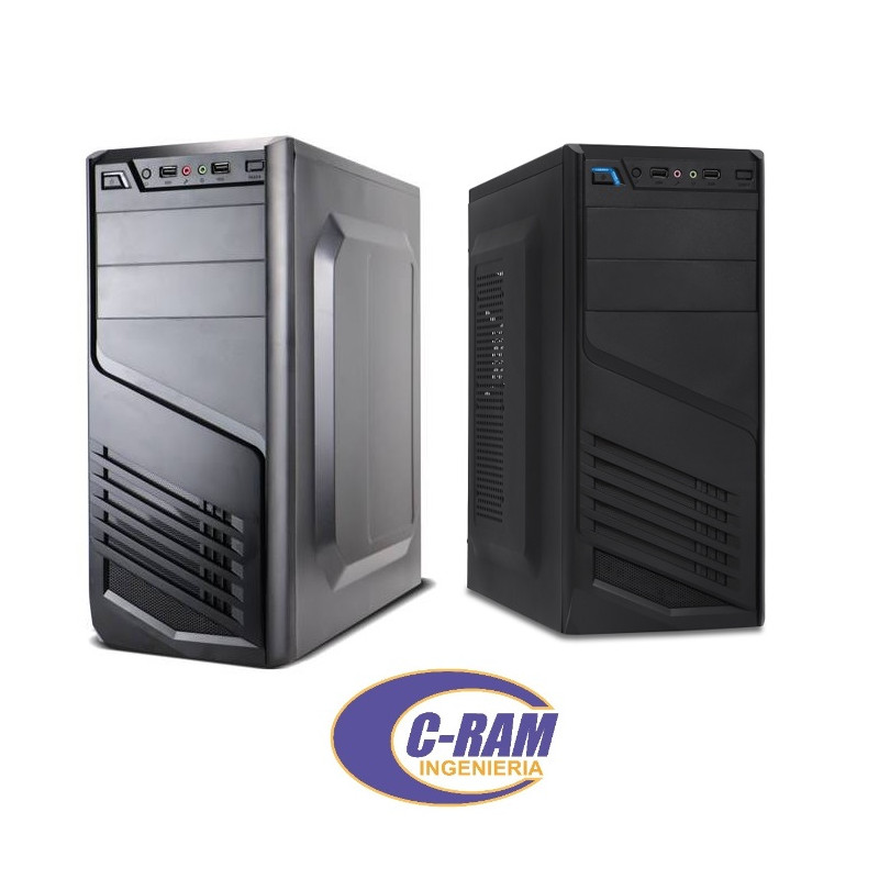 Gabinete Xtech XTQ-200 Micro ATX Negro con Fuente 
