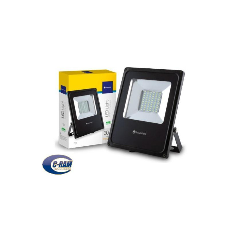 Foco Led Slim 30w luz blanca calidad Powerlab