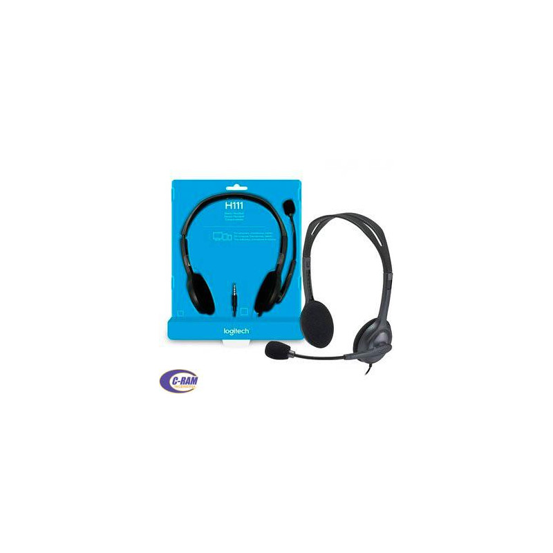 Audífonos Cintillo   Micro H111 Negro Logitech 