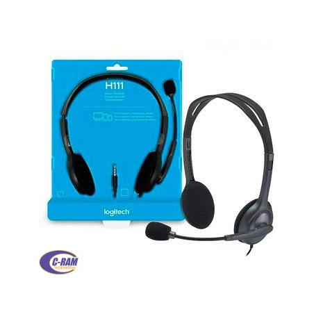 Audífonos Cintillo   Micro H111 Negro Logitech 