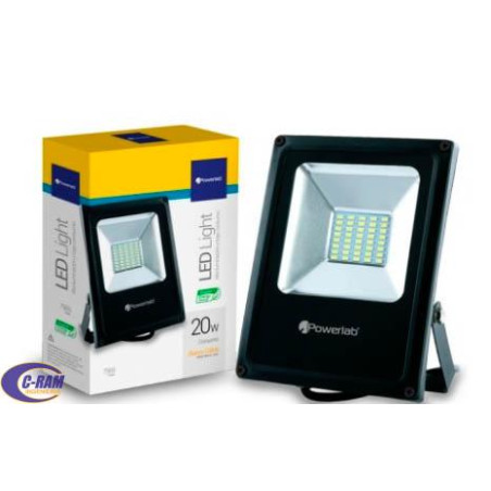 Foco Led Slim 20w luz blanca calidad Powerlab  