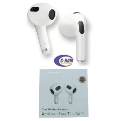 Audífonos Inalámbricos Monster Audio Tw14W Blanco