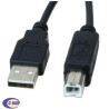 Cable Impresora Usb 2 0 3Mts Tipo A Macho/B Mach 