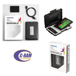 Cofre Porta Disco Duro EX600 de 2 5  USB3 2  Negro