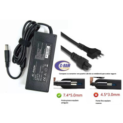 Cargador Dell PA10 19 5V-4 62A 7 4x5 90W 