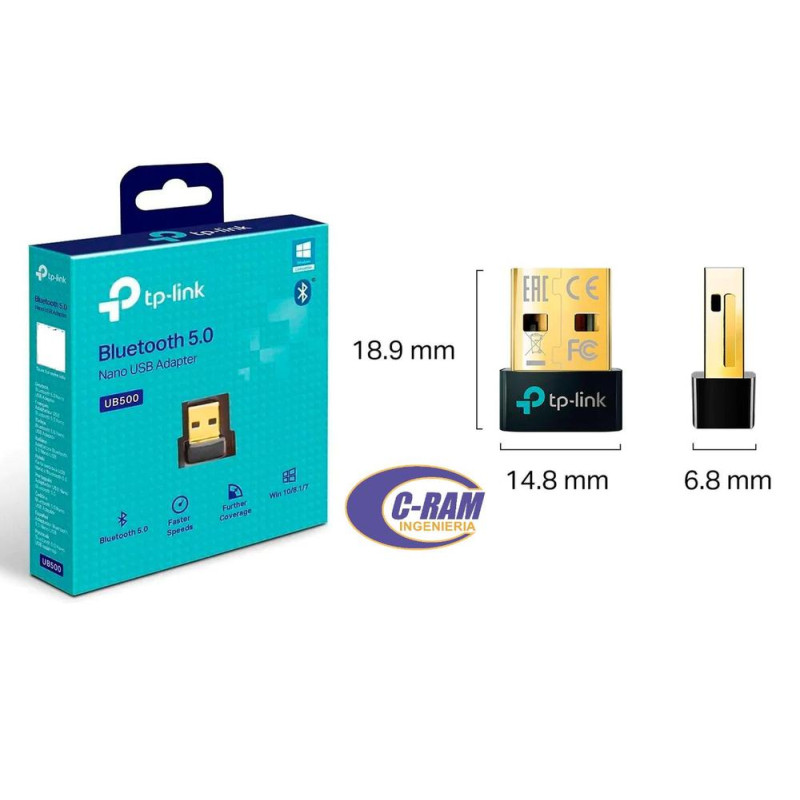Mini Adaptador Usb Bluetooth 5 4 Nano UB500 