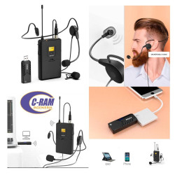 Micrófono Inalámbrico de Solapa UHF Fifine K031B