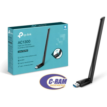 Adaptador de USB a Wi-FI Banda Dual 2 4/5Ghz 