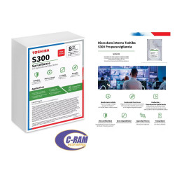 Disco Duro Interno 8TB Sata  S300 Pro Toshiba