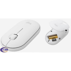 Mouse Inalambrico Blanco Pebble M350 Logitech 