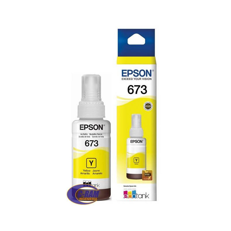 Botella tinta T673420 yellow 70ml EPSON 