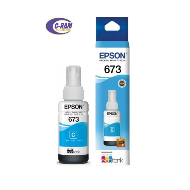 Botella tinta T673220 Cyan 70ml EPSON 