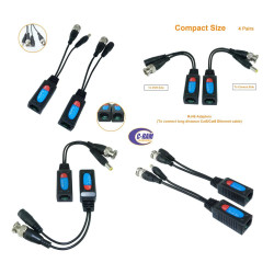 Balun Pasivo Bnc para Camaras y DVR Rj45