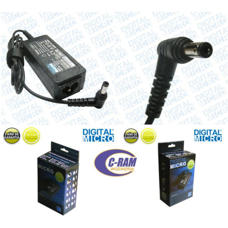 Cargador 19V  2 37A  5 5x2 5mm  45W  Toshiba