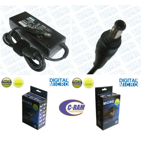 Cargador 19V  4 74A  5 5x3 0mm  90W  Samsung