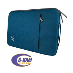 Funda Protección Squarepro 15 6  Azul Klip Xtreme