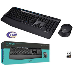 Kit Teclado Mouse Inalámbrico Comfort MK345 Logi