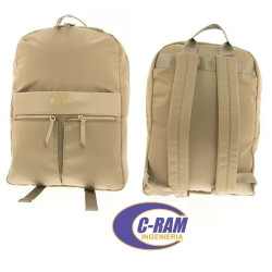 Mochila Para Notebook 15 6  Bari Klip Xtreme Caqui