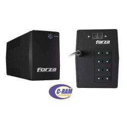 UPS NT-1012C 1000VA  500W  220V  4 Salidas Forza 