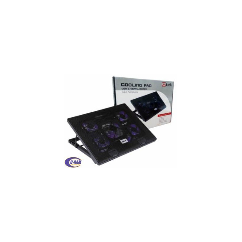 Base Enfriadora Notebook 12 a 17  UT-NTC050 Utek 