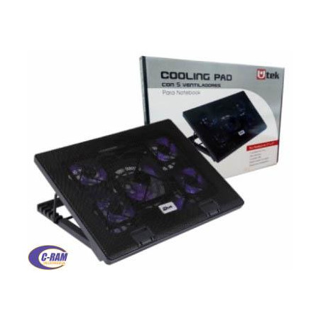 Base Enfriadora Notebook 12 a 17  UT-NTC050 Utek 