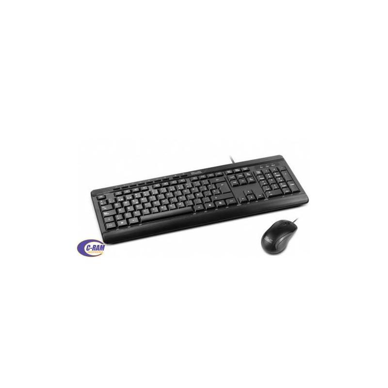 Kit Teclado Mouse USB KCK-251S Klip Extreme 