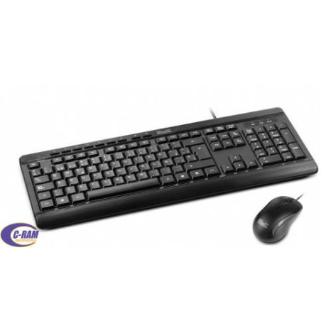 Kit Teclado Mouse USB KCK-251S Klip Extreme 