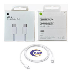 Cable Datos Carga USB-C a USB-C  1Mts  Apple Orig 