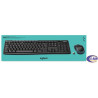 Kit Teclado Mouse MK270 Negro Inalámbrico Logitech