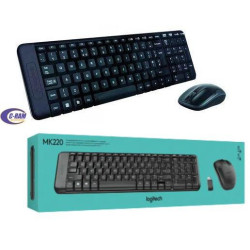 Kit Teclado Mouse Inalámbrico MK220 Logitech